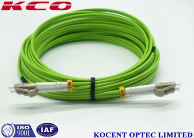 LC SC FC ST DIN MU D4 50/125 Indoor Lime Fiber Optic OM5 Patch Cord Cable