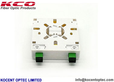 2 Port Fiber Optic Termination Box SC / APC Optica Fibra Socket Roseta Face Plate