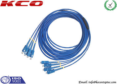 Armored SC to SC Fiber Optic Patch Cord Rodent Proof Armoured Patch Cord Jumper