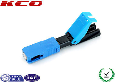 SC/UPC Fiber Optic Fast Connector Field Installable FTTH Quick Assembly Connector for Telecom Networks