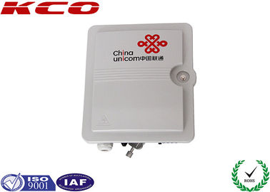12 Cores Wall Mount ABS PC Material Fiber Optic Terminal Box Outdoor Fiber Termination Box