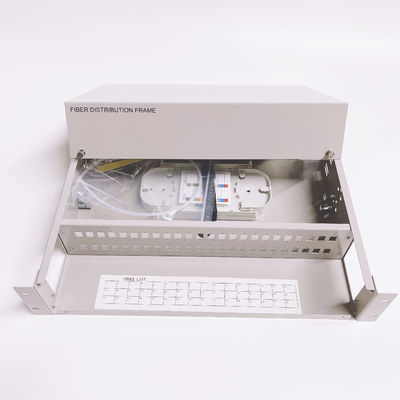 2U 48 Cores Fiber Optic Terminal Box with SC LC FC ST E2000 Connectors and Customizable Logo