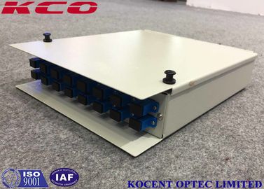 KCO-FTB16D Wall-mount Fiber Optic Terminal Box 16 Ports For FTTH With SC/APC Adapter And Pigtail