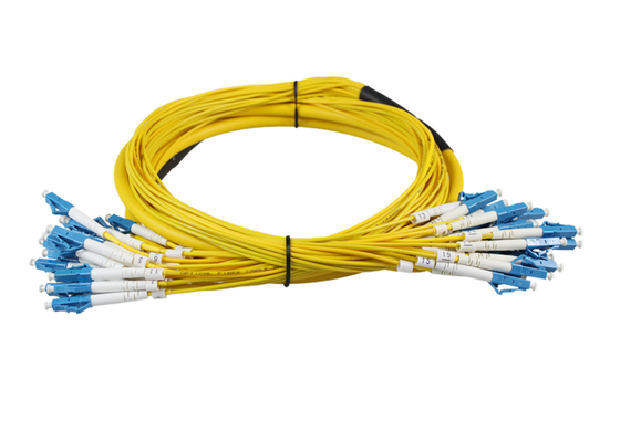 Low Insertion Loss Fiber Patch Cable 10M 3.0mm Duplex LC Connector <0.3dB