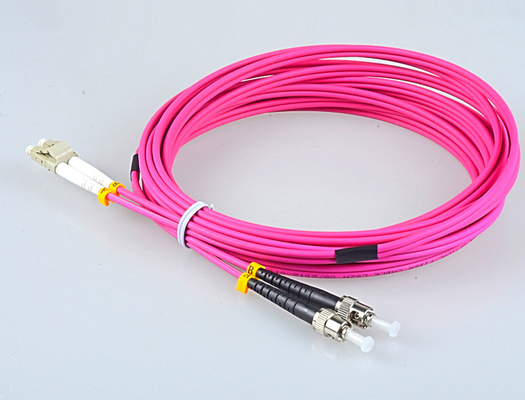 OM4 10G 0.3dB 50/125μm Fiber Optic Cord For Data Center Fiber Cabling