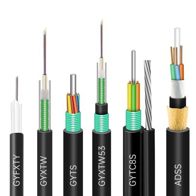 100M Span Single Sheath Single Mode ADSS Fiber Optic Cable for All-Dielectric Self-Supporting Aerial Outdoor Networks