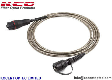 Fullaxs ODVA Anti Rodent Spiral Armored  Field Fiber Optic Patch Cord for FTTA Applications