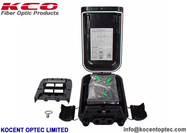 KCO-0416B Optical Fiber Distribution Box with 16 Outports 2x1x8 Splitter Option and ABS+PC Material for FTTX Networks