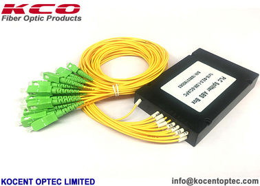 1:16 PLC Fiber Optic Splitter 1x16 ABS Box 0.9mm 2.0mm 3.0mm 1*16 Modular Splitter