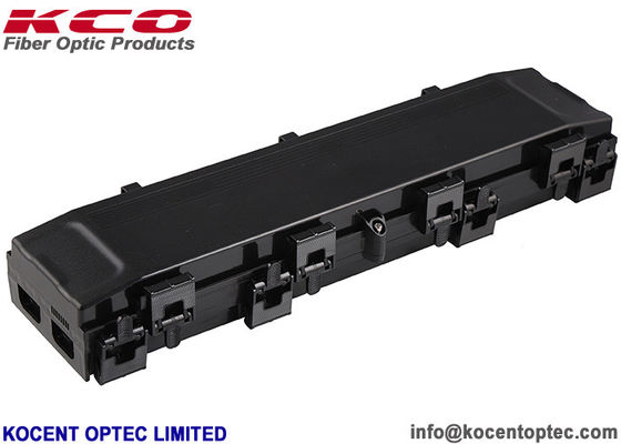 Waterproof Fiber Optic Splice Closure 48 Cores 8 Ports Inline Fiber Optic Splice Enclosure with PLC Splitter