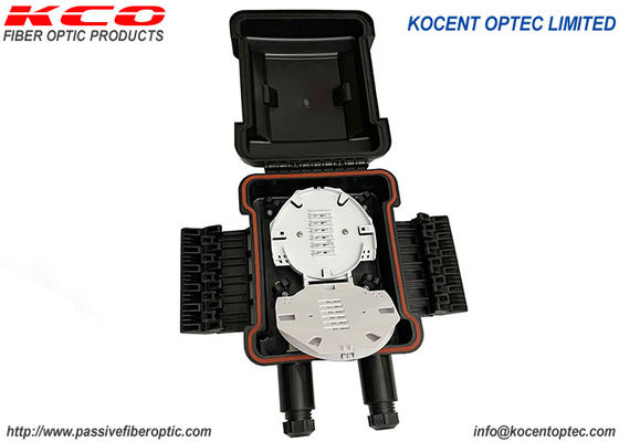 KCO-T001-48 Mini FOSC 6 cores IP67 Aerial Optical Fiber Splice Enclosure Joint Box ABS