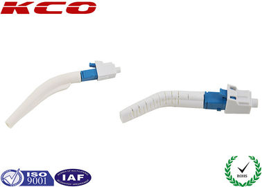 LC 90 Degree Fiber Optical Connectors , LC Adjustable Fiber Optic Connector