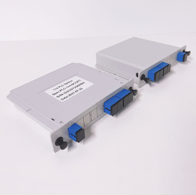 1x4 1:4 1*4 Kaseta typu ABS Box PLC Splitter LGX Insert Fiber Optic Splitters