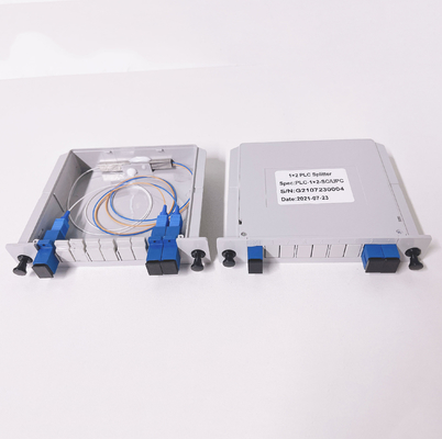 SC/UPC Passive Fiber Splitter 1x2 1:2 1*2 Typ wstawienia LGX PLC Splitter