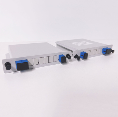 SC/UPC PLC Splitter with 0.3m Pigtail Length and 0.9mm Cable Diameter for Low Insertion Loss Fiber Optic Networks