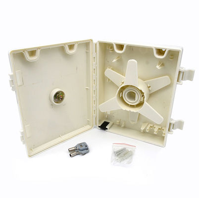 1 tacy splice IP65 wodoodporna ściana / Polemount Terminal Fiber Optic Box z typem adaptera SC/LC/FC/ST