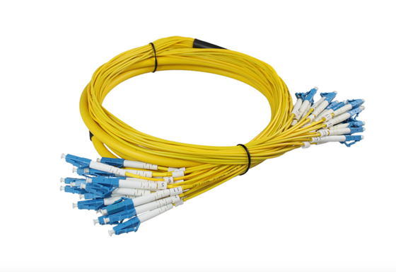 Low Insertion Loss Fiber Patch Cable 10M 3.0mm Duplex LC Connector <0.3dB