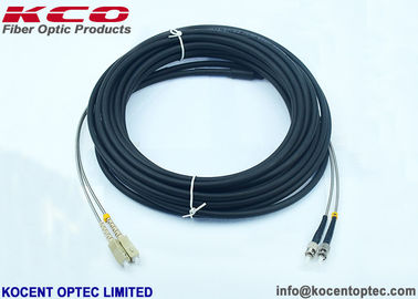 ST LC SC FC 2 Core Fiber Optic Patch Cord with 50/125um Multi-mode and Insertion Loss ≤0.2dB for FTTA Applications