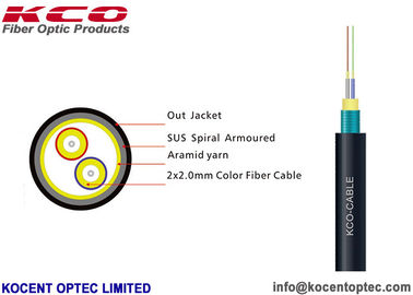 Tactical Armored Optical Fibre Cable FTTA 7.0mm G657A Field Army Military TPU LSZH