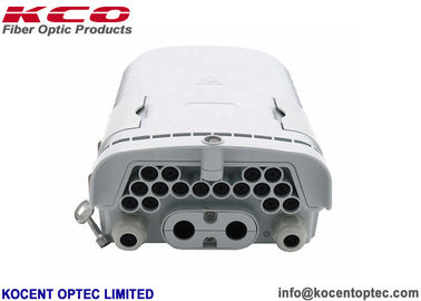 16 Fibers Mini Splitter Fiber Optic Terminal Box with ABS+PC Material for Outdoor IP65 Protection