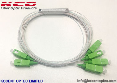 Mini Tube Optical Fiber PLC Splitter 2:4 2*4 2x4 SC APC UPC